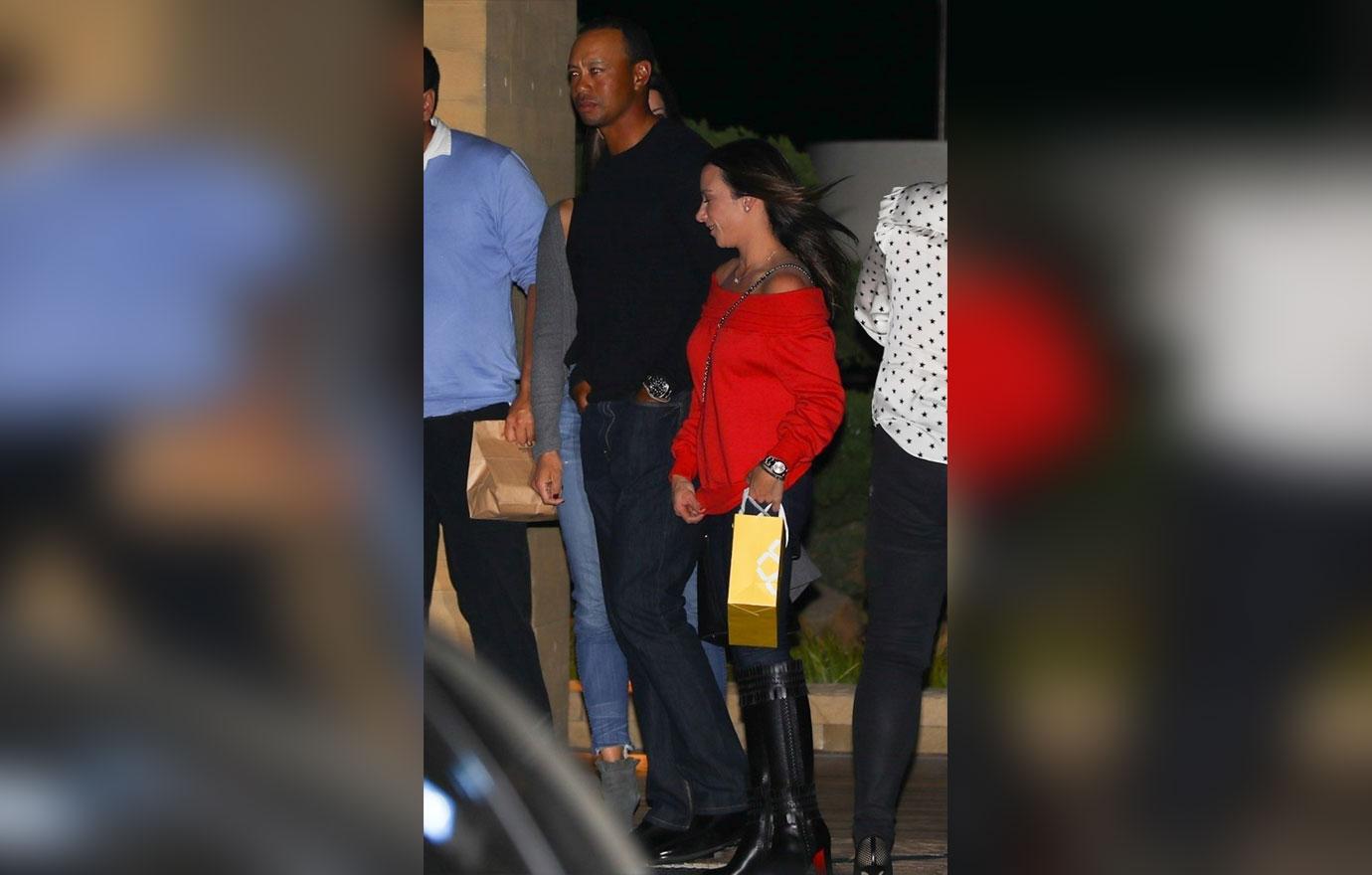 Tiger Woods Girlfriend Erica Herman dinner photos