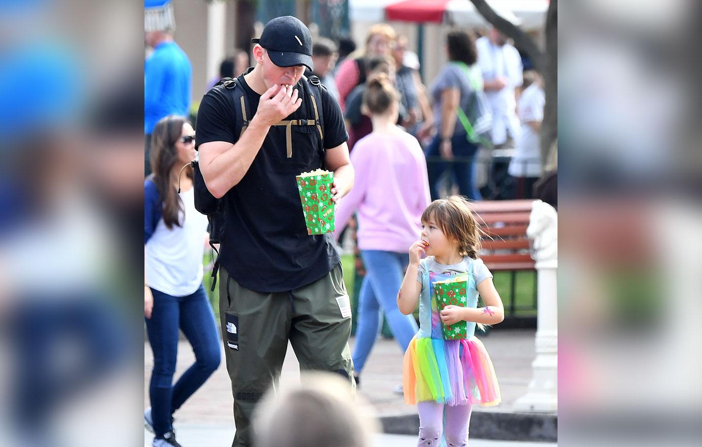 Divorcing Channing Tatum Visits Disneyland With Daughter