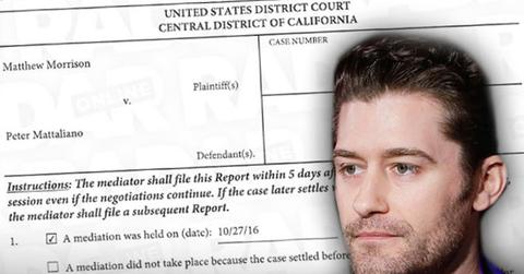 matthew morrison sued acting coach dismissed glee