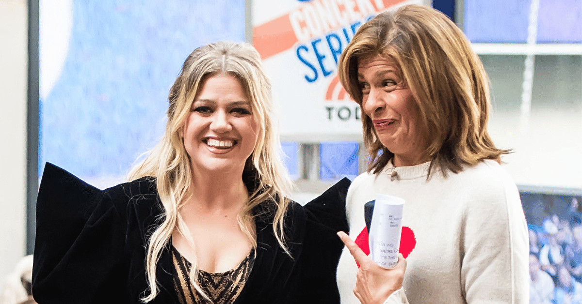 Photo of Kelly Clarkson and Hoda Kotb