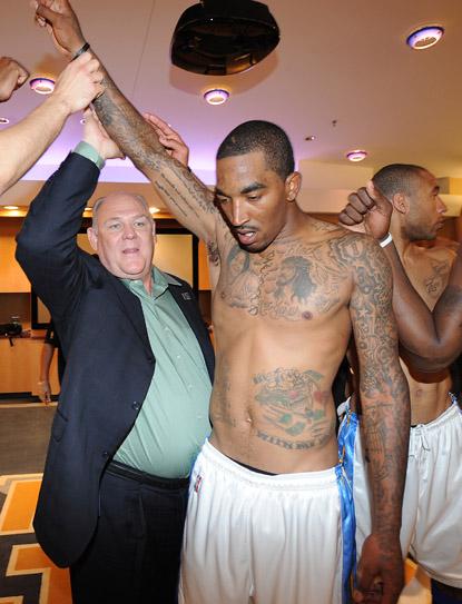 jr smith arm tattoos