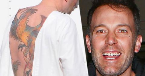 //ben affleck giant back tattoo explained