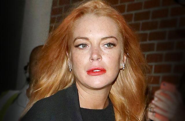 lindsay lohan russian talk show vodka