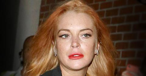 lindsay lohan russian talk show vodka