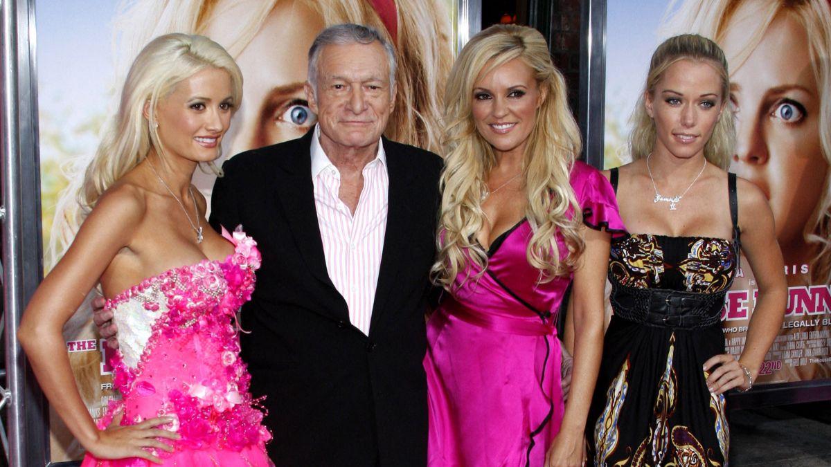 picture of Kendra Wilkinson, Hugh Hefner, Holly Madison and Bridget Marquardt 
