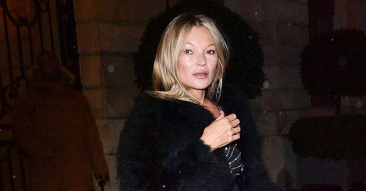 Braless Kate Moss has massive wardrobe malfunction in very low cut