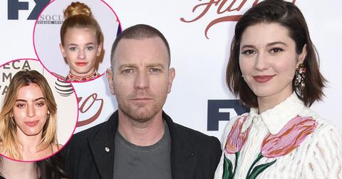 Ewan McGregor and Mary Elizabeth Winstead attend 'Fargo' TV show FYC event. Inset, Esther Rose McGregor and Clara McGregor.