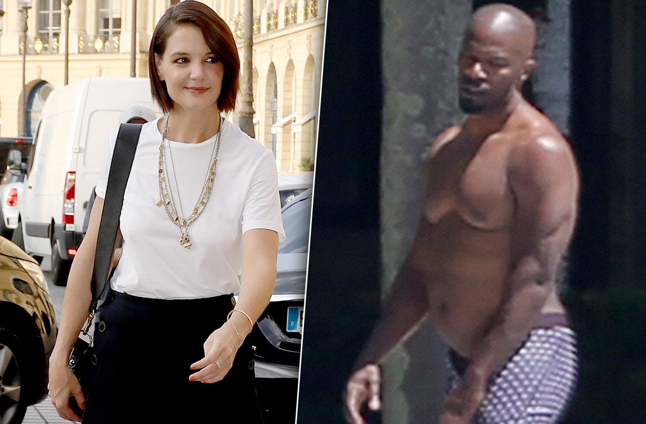 Katie Holmes Paris Jamie Foxx Parties Split