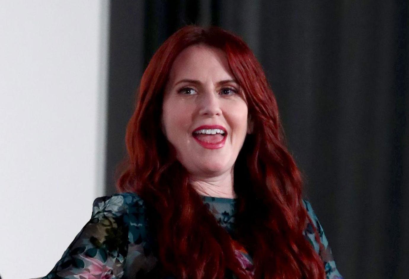 Megan Mullally With Mouth Open