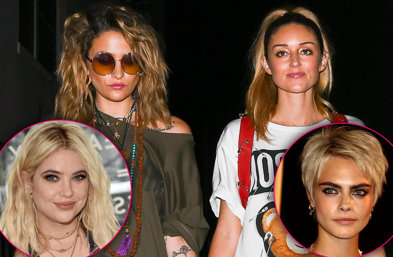 Paris Jackson Dating Cara Delevingne, Ashley Benson And Caroline D’Amore At Same Time