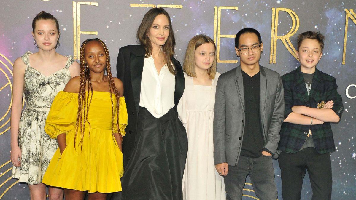 Photo of Angelina Jolie and kids