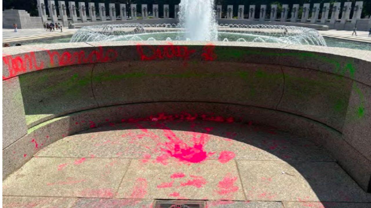 World War II Memorial Vandalized