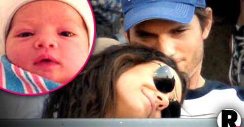 //ashton kutcher mila kunis spend holidays iowa baby wyatt