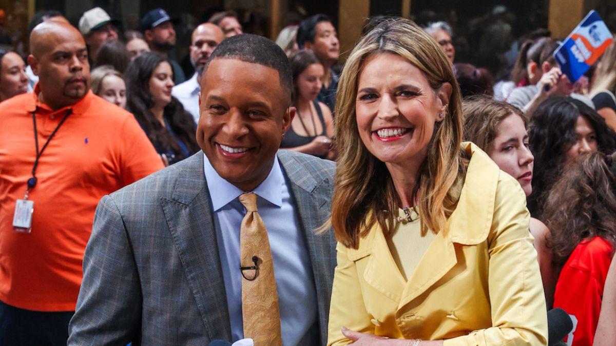 picture of Craig Melvin and Savannah Guthrie