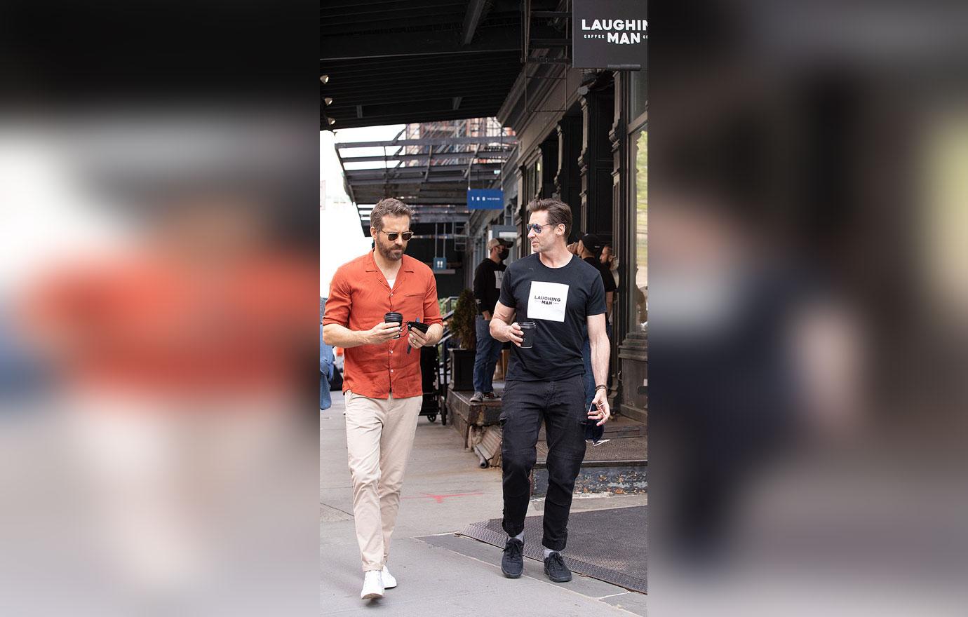 hugh jackman and ryan reynolds have lunch together in nyc