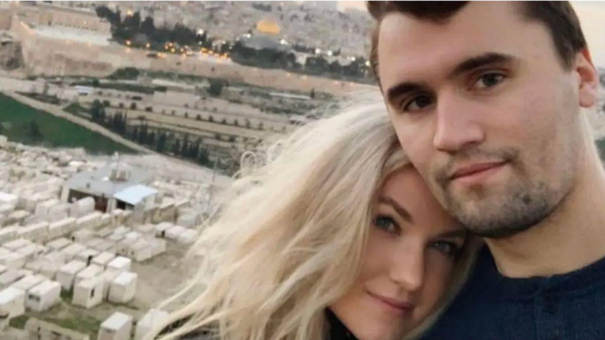 Photo of Erika and Charlie Kirk