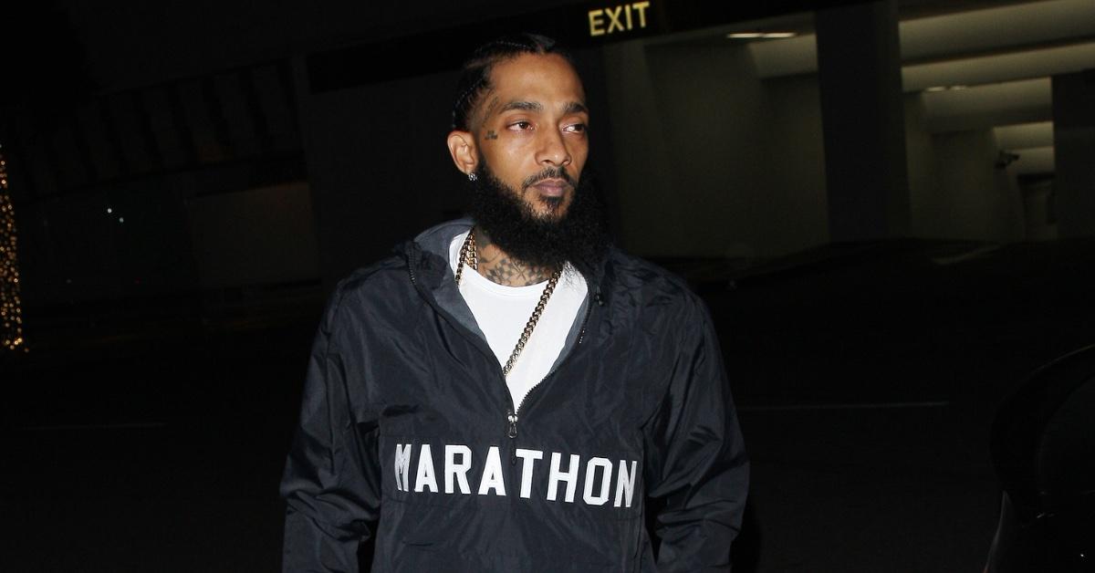 nipsey hussle alleged killer beaten up photo