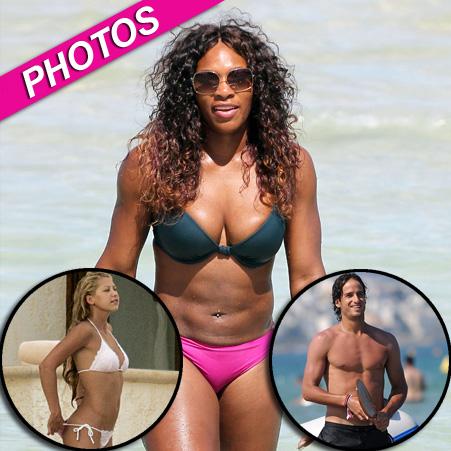 Serena Williams Flaunts Hot Body, Sexy Cleavage in a Bikini!