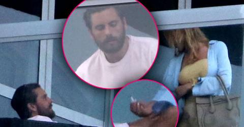//scott disick cheating miami smoking mystery woman pp