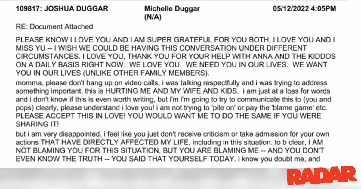 Josh Duggar's emails were filled with 'all-caps love declarations' and 'grievances.'