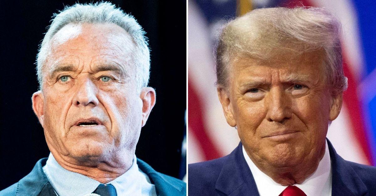 Composite photo of Robert F. Kennedy Jr., Donald Trump