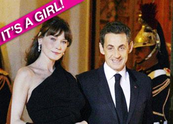 //carla bruni birth girl splash