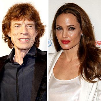 //mick jagger angelina jolie