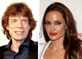 //mick jagger angelina jolie
