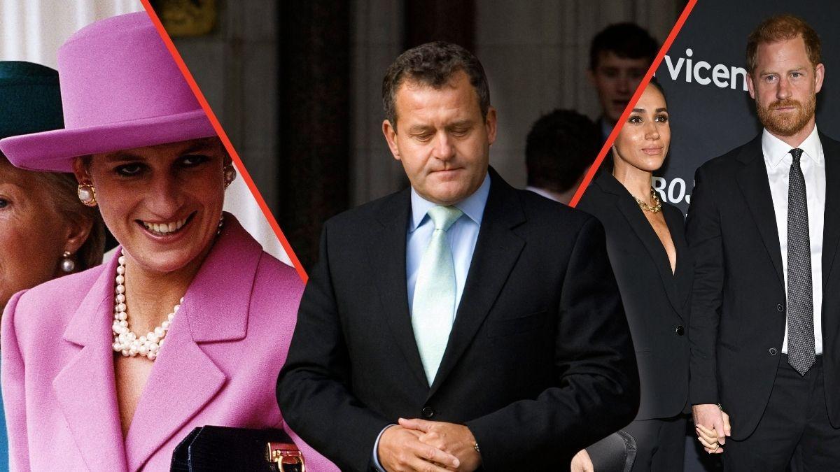 Photo of Princess Diana, Paul Burrell, Prince Harry and Meghan Markle