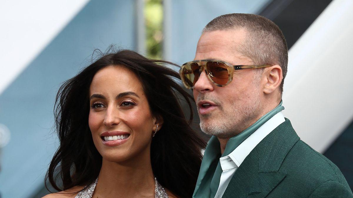 picture of Brad Pitt and Ines De Ramon 