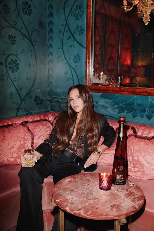 victoria beckham celebrates with tequila don julio  ahead of her back to back autumn winter  collection runway shows at paris fashion week on march