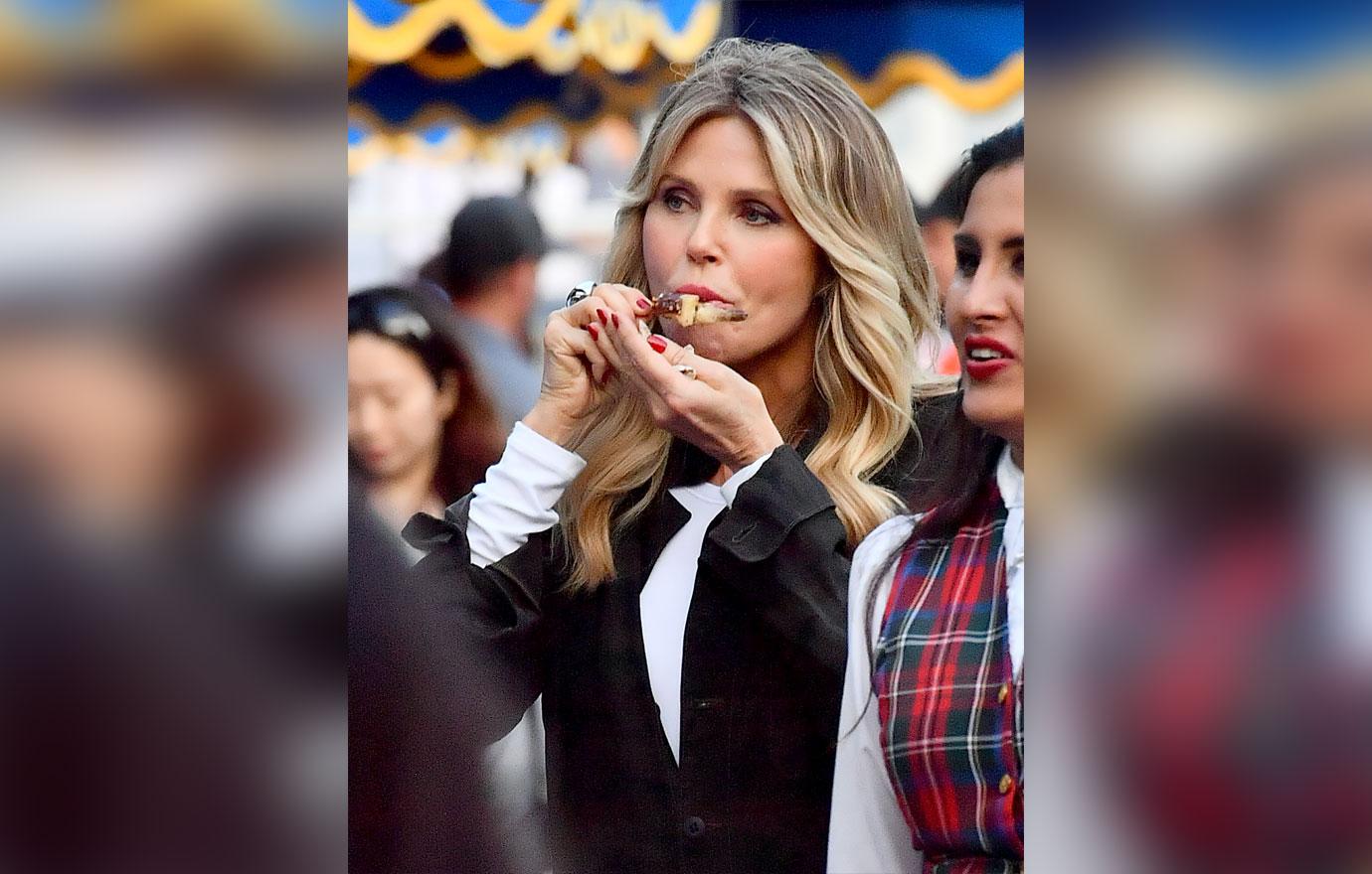 Christie Brinkley Eating Banana