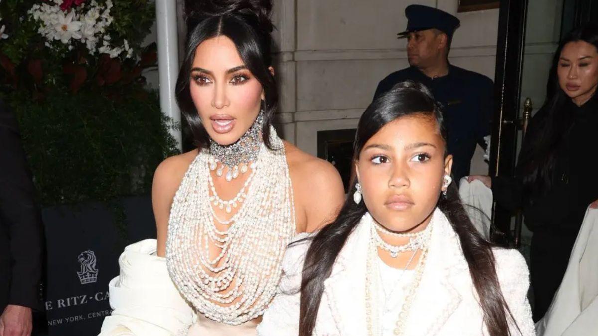 Photo of Kim Kardashian and North West