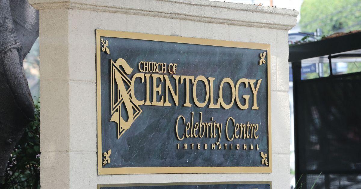 Photo of the Church of Scientology's Celebrity Centre sign