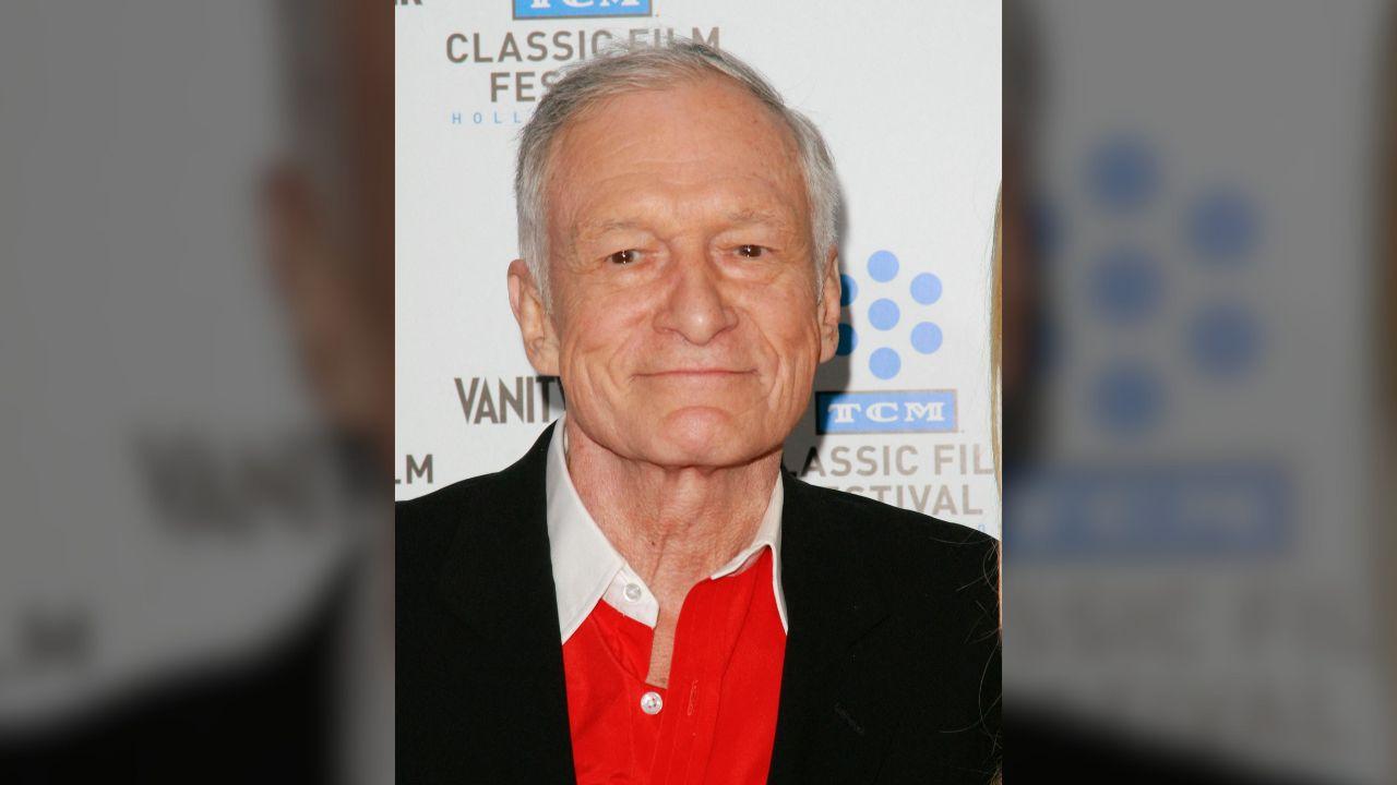 image of Crystal Harris accused Hugh Hefner of sexual assault during a podcast interview.