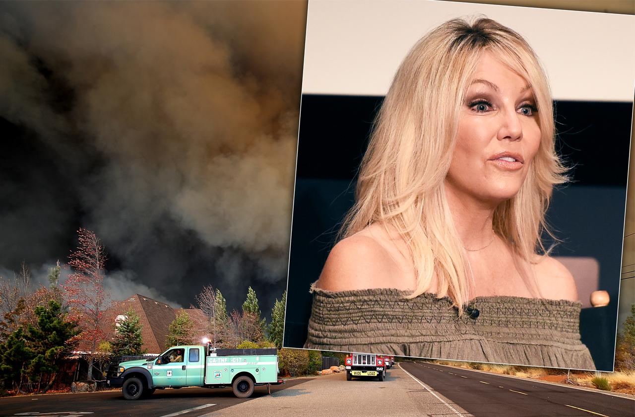 Heather Locklear Flees Home Surrounded By Raging Fire