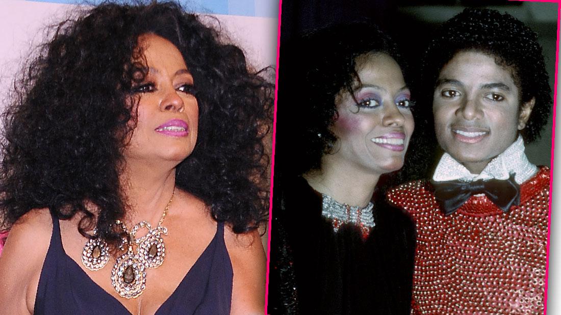 Diana Ross Supports Michael Jackson