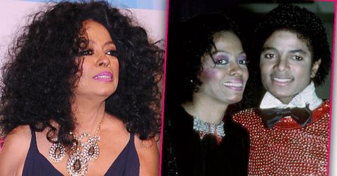 Diana Ross Supports Michael Jackson