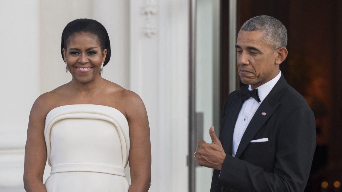Photo of Michelle and Barack Obama