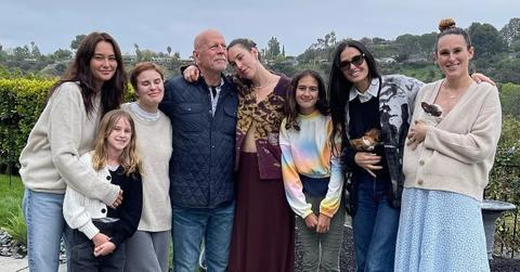 Photo of Bruce Willis and family