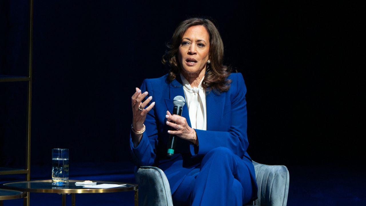 A photo of Kamala Harris