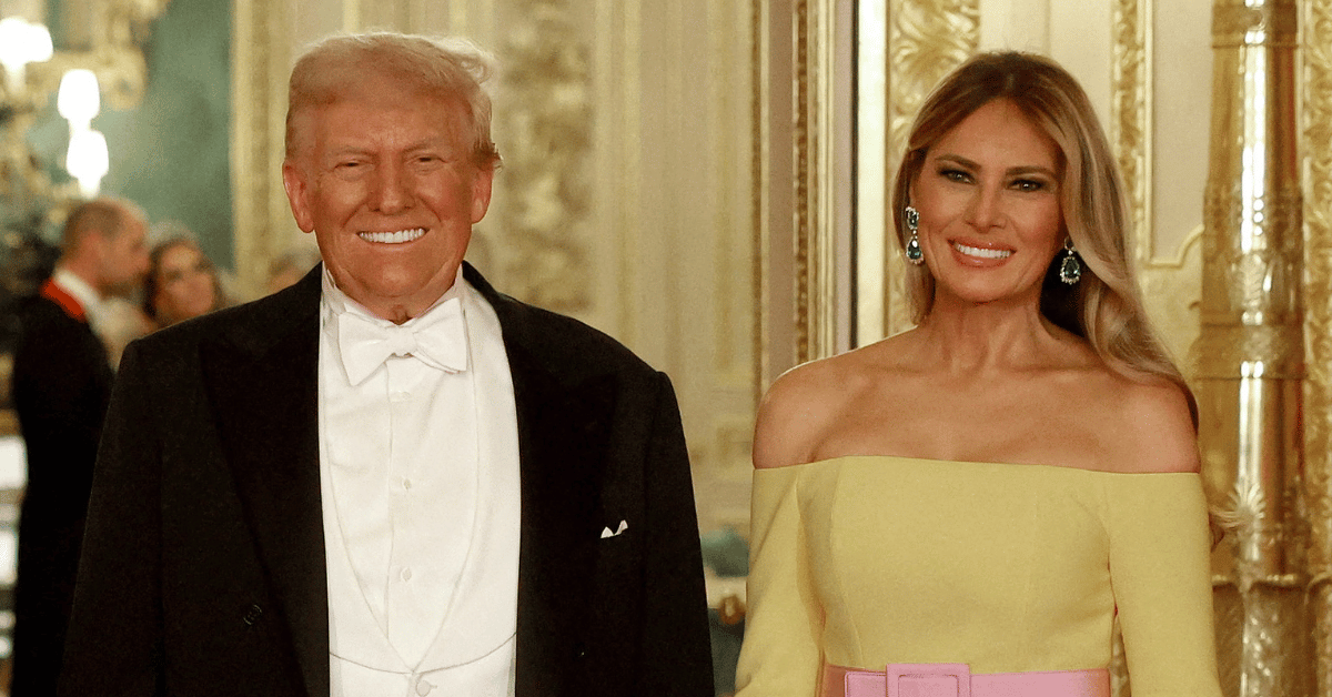 Photo of Donald and Melania Trump