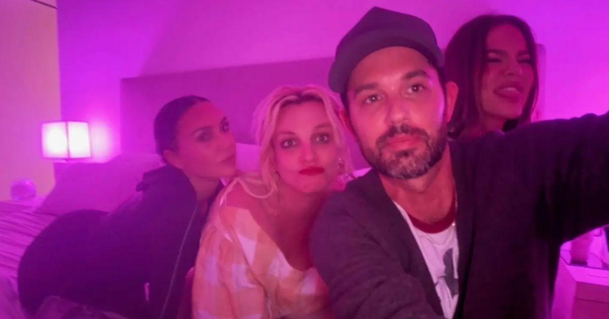 britney spears calabasas nights bed kim khloe kardashian