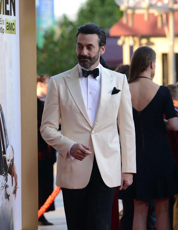 Jon Hamm Rehab -- 'Mad Men' Black & Red Ball