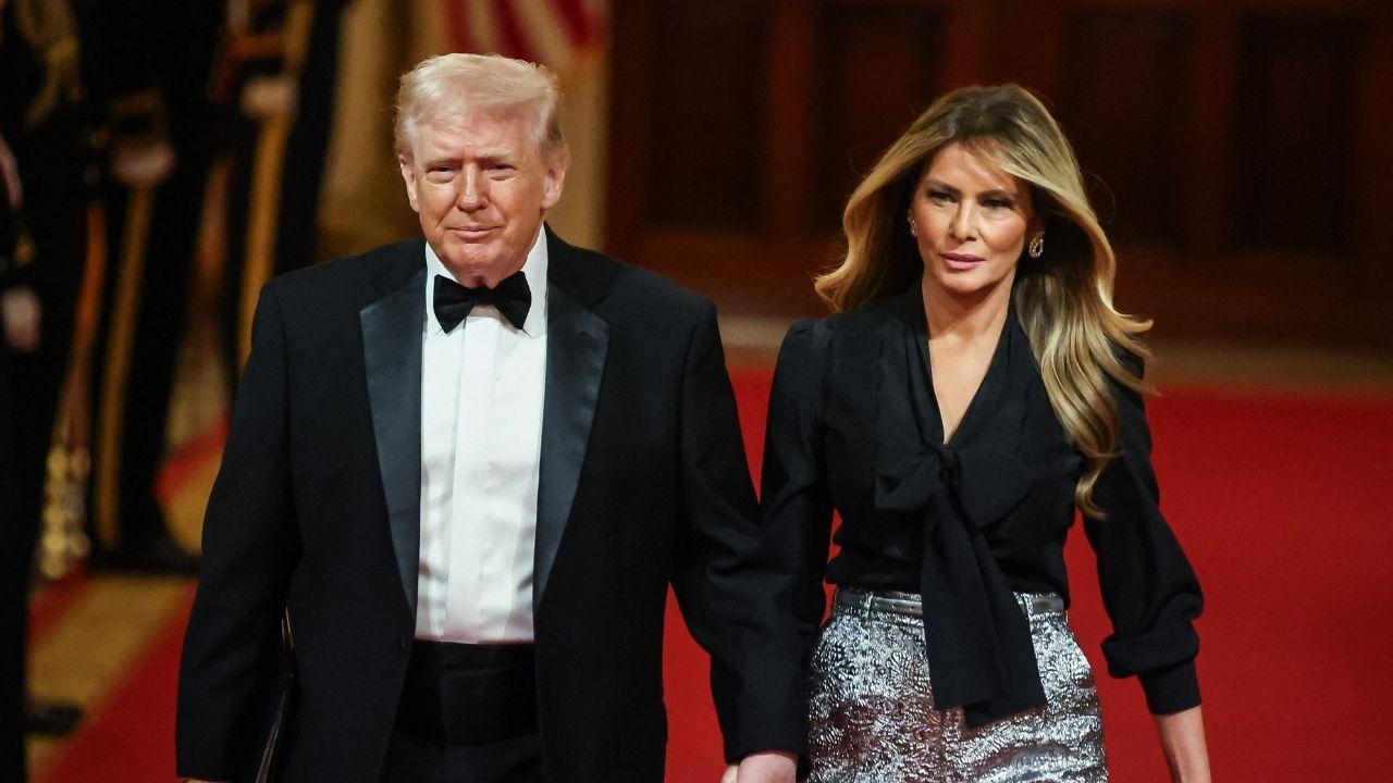 Image of Melania Trump recently discussed her initiative to rescue Ukrainian children kidnapped by Russia.
