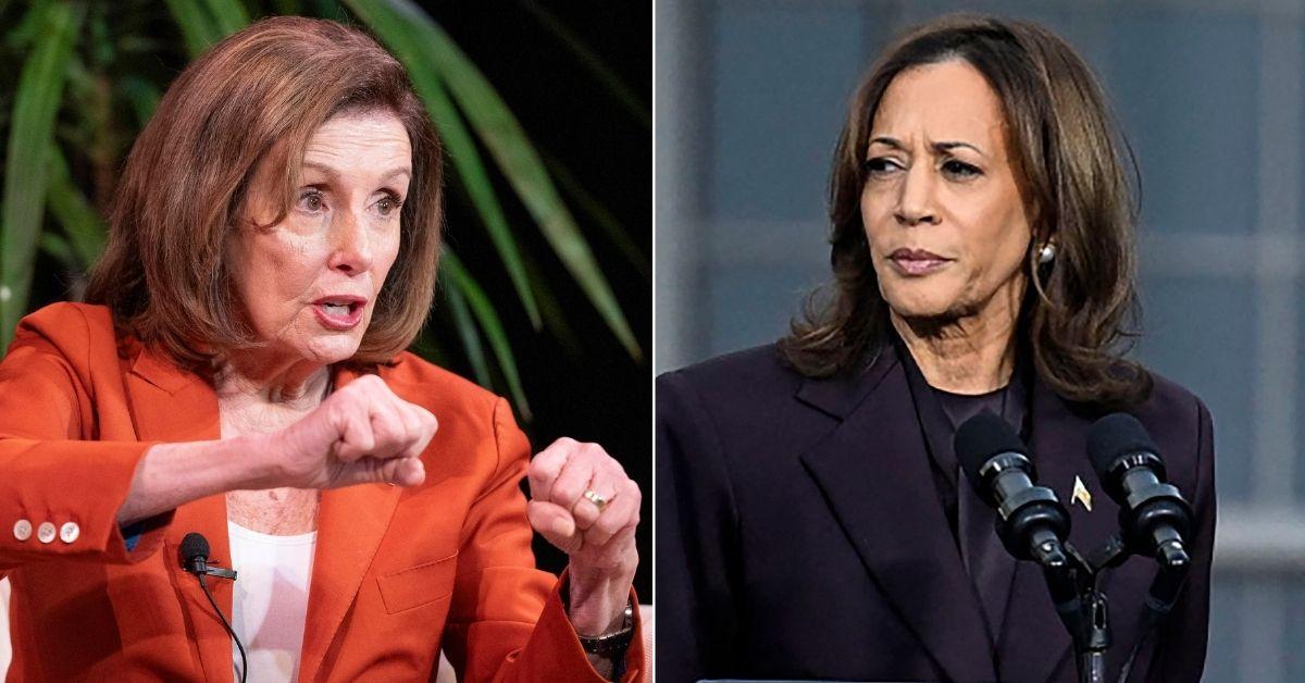 Photo of Nancy Pelosi and Kamala Harris