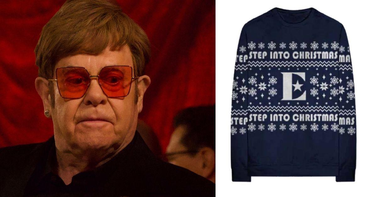 elton john desperately selling christmas junk