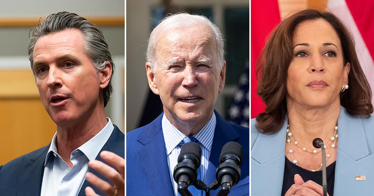 gavin newsom joe biden kamala harris pp