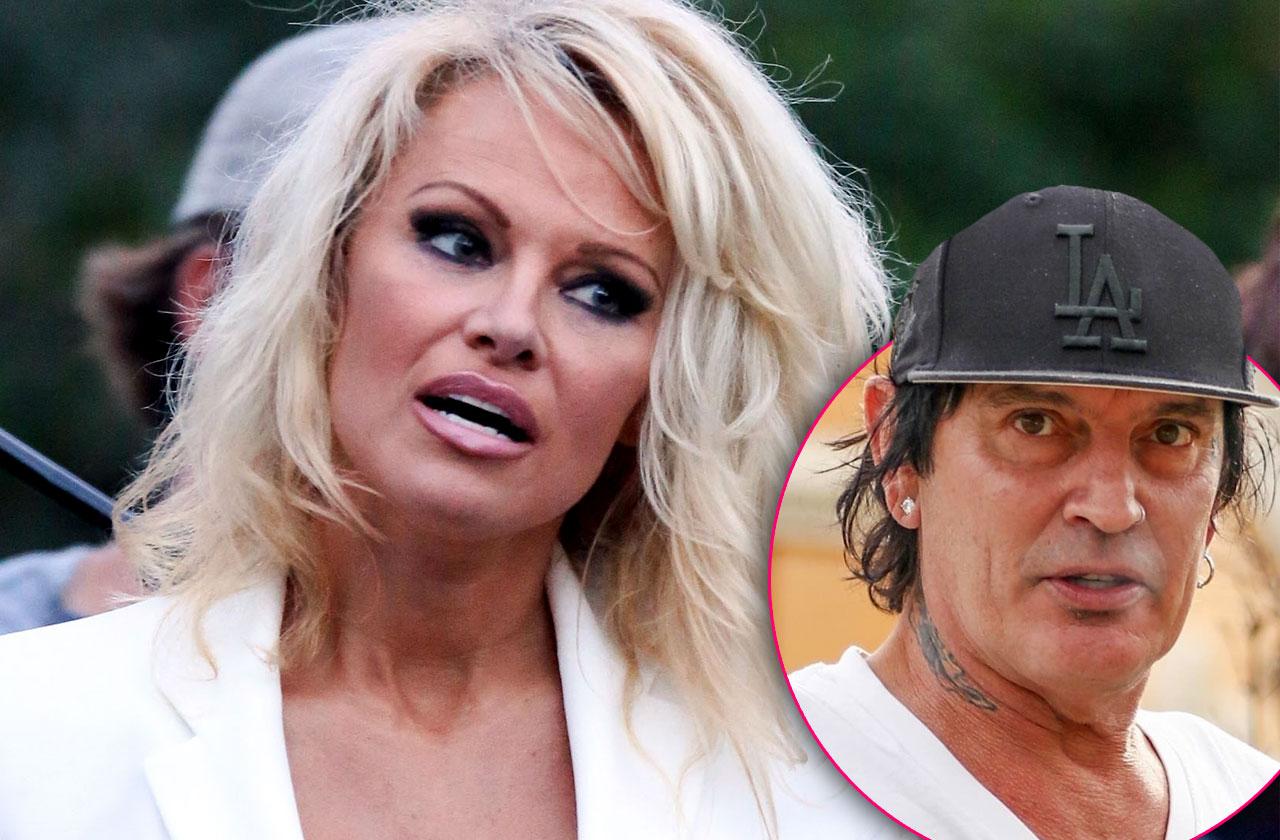 //pamela anderson ex husband tommy lee drummer brawls son pp