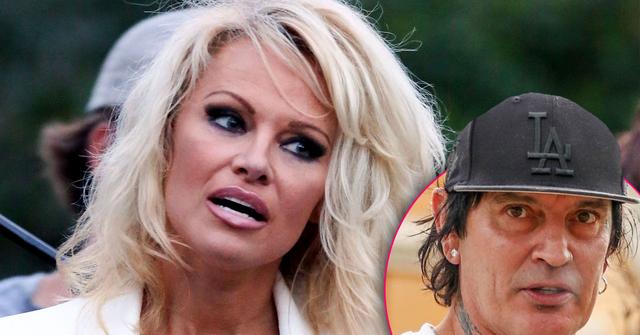 //pamela anderson ex husband tommy lee drummer brawls son pp